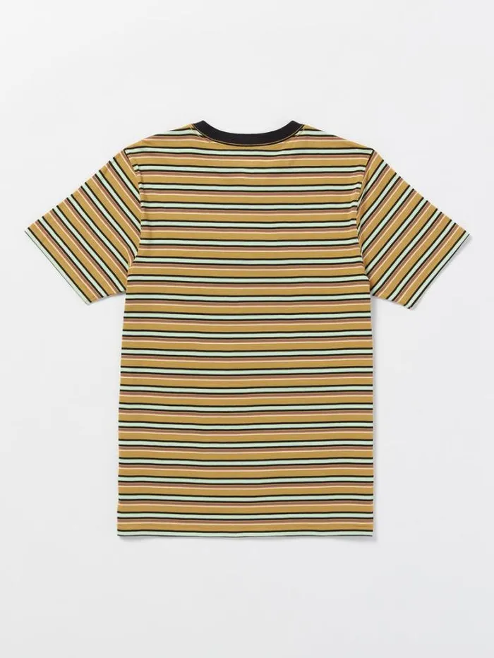 Mens TShirts and Tanks Volcom Bright N Early Crew Short Sleeve Shirt 8211 Mustard