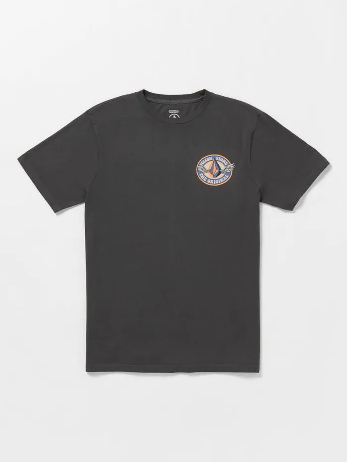 Mens TShirts and Tanks Volcom Hi Flyer Short Sleeve Tee 8211 Stealth