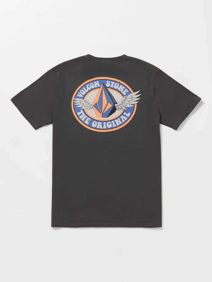 Mens TShirts and Tanks Volcom Hi Flyer Short Sleeve Tee 8211 Stealth