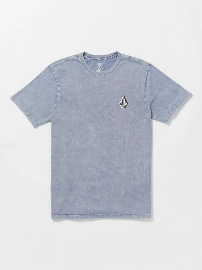 Mens TShirts and Tanks Volcom Iconic Stone Plus Short Sleeve Tee 8211 Denim