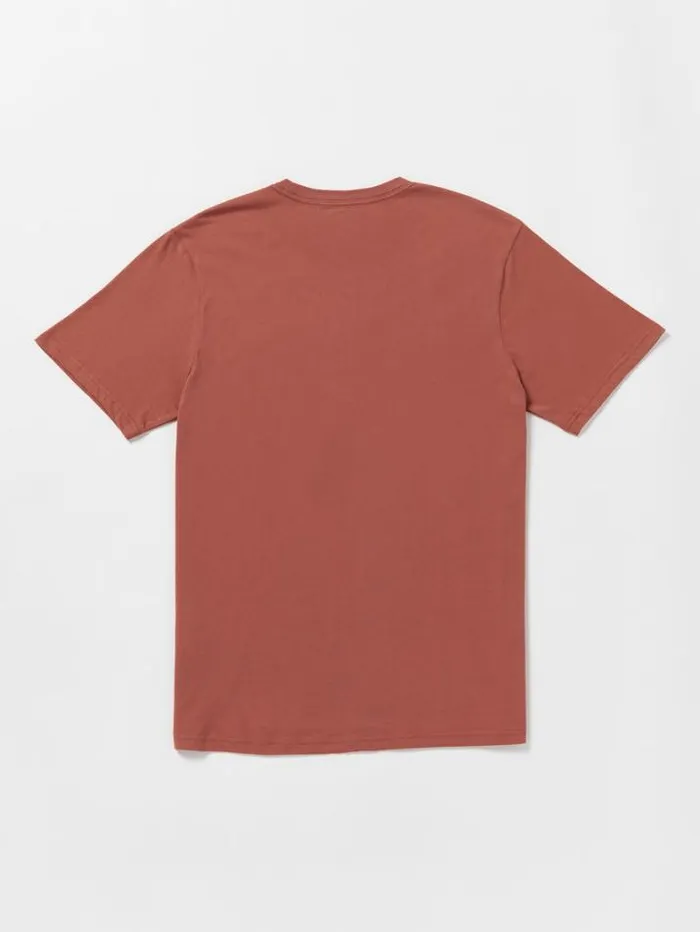 Mens TShirts and Tanks Volcom Spindrifter Short Sleeve Tee 8211 Rust