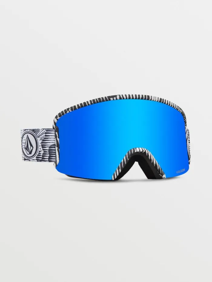 MensWomensKids Accessories Volcom Garden Goggle 8211 Jamie Lynn Blue ChromeBL