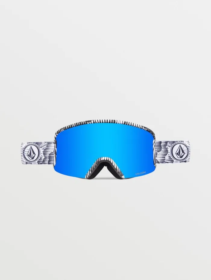 MensWomensKids Accessories Volcom Garden Goggle 8211 Jamie Lynn Blue ChromeBL