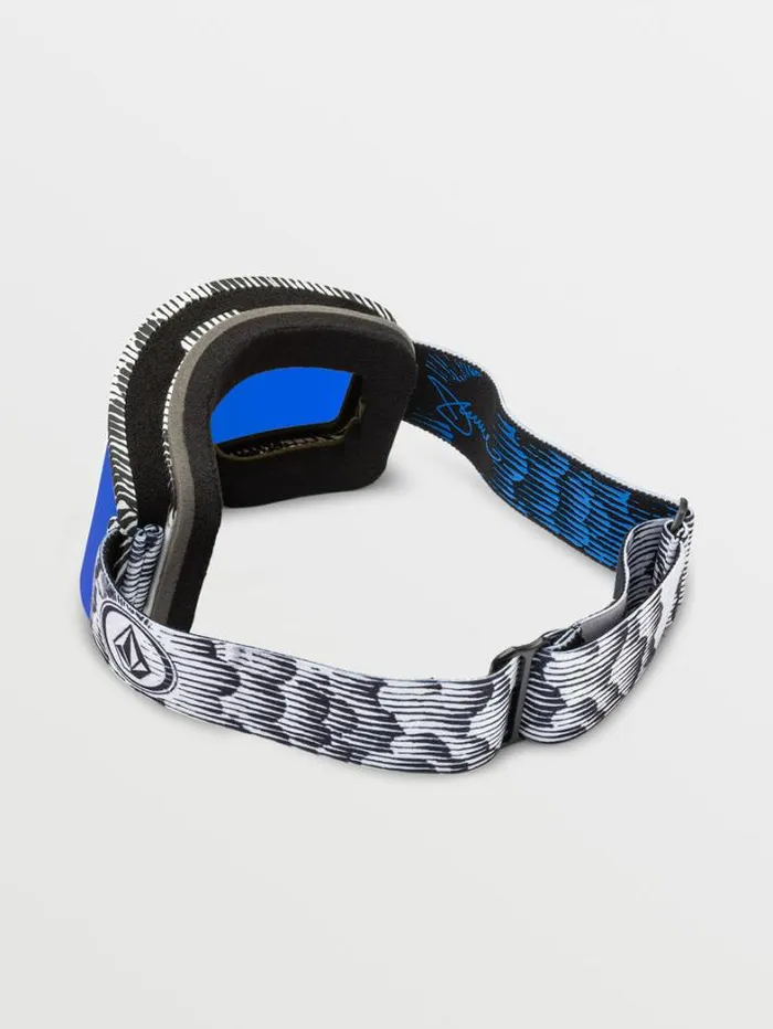 MensWomensKids Accessories Volcom Garden Goggle 8211 Jamie Lynn Blue ChromeBL