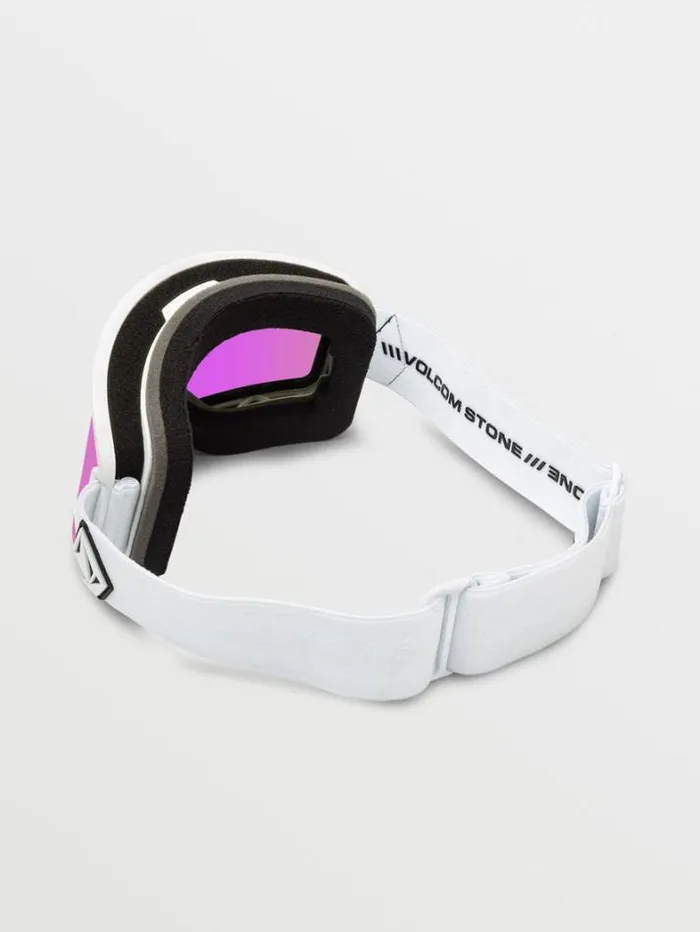MensWomensKids Accessories Volcom Garden Goggle 8211 Matte White Pink ChromeBL