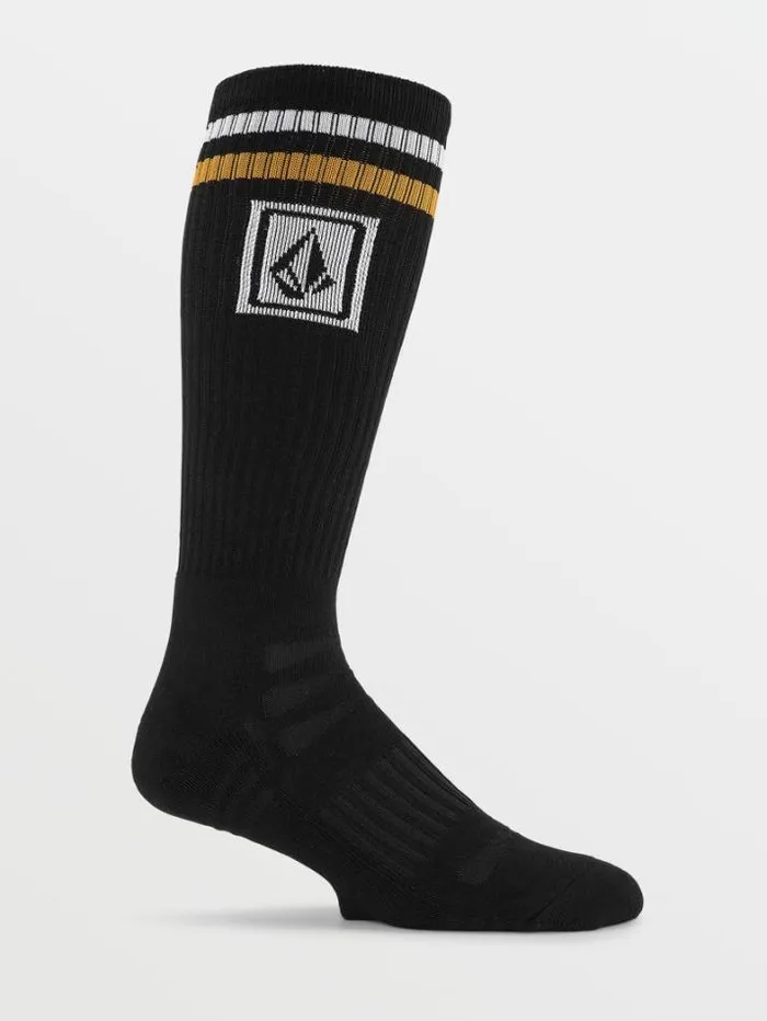 MensWomens Socks Volcom Ramp Stone Skate Socks 8211 Black