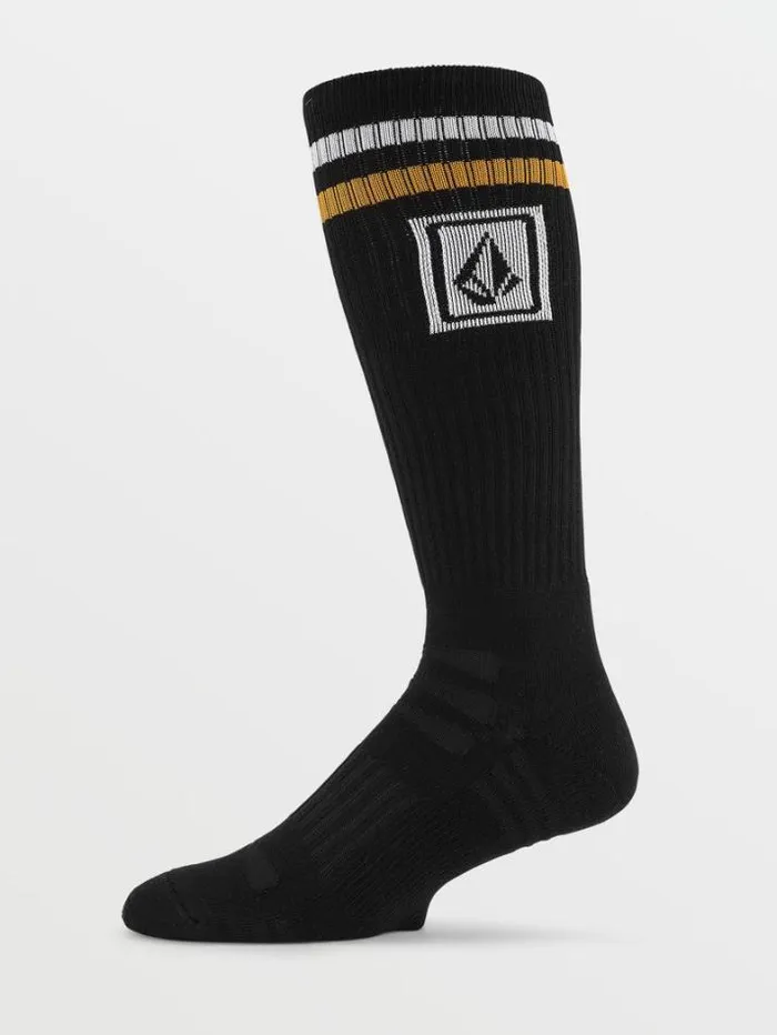 MensWomens Socks Volcom Ramp Stone Skate Socks 8211 Black