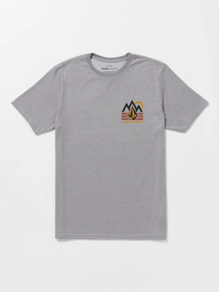 MensWomens TShirts and Tanks Volcom Mountain Stone Tech Short Sleeve Tee 8211 Heather Grey