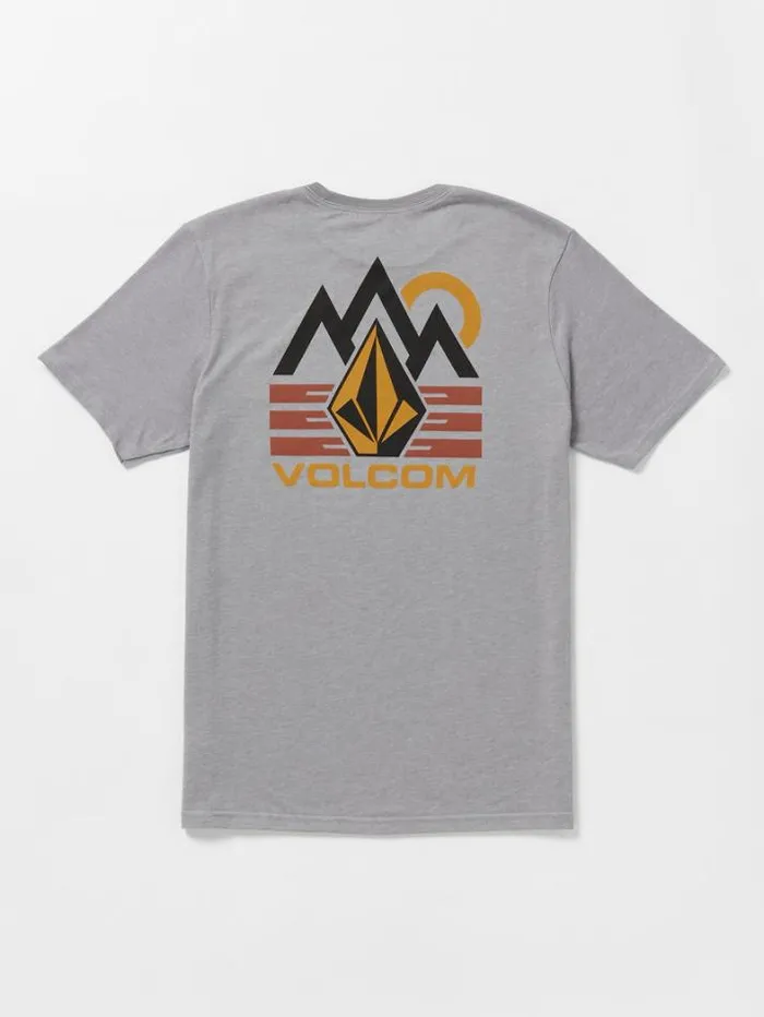 MensWomens TShirts and Tanks Volcom Mountain Stone Tech Short Sleeve Tee 8211 Heather Grey