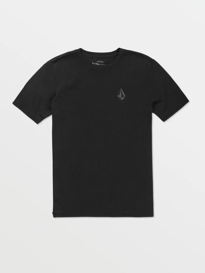 MensWomens Tops and Tees Volcom Stone Tech Short Sleeve Tee 8211 Black