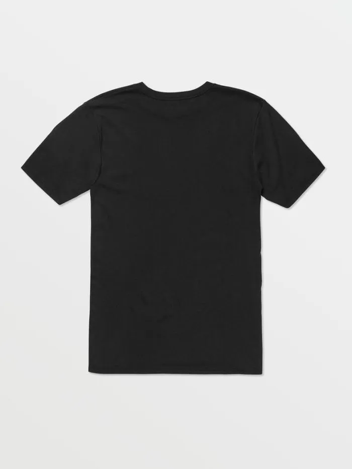 MensWomens Tops and Tees Volcom Stone Tech Short Sleeve Tee 8211 Black