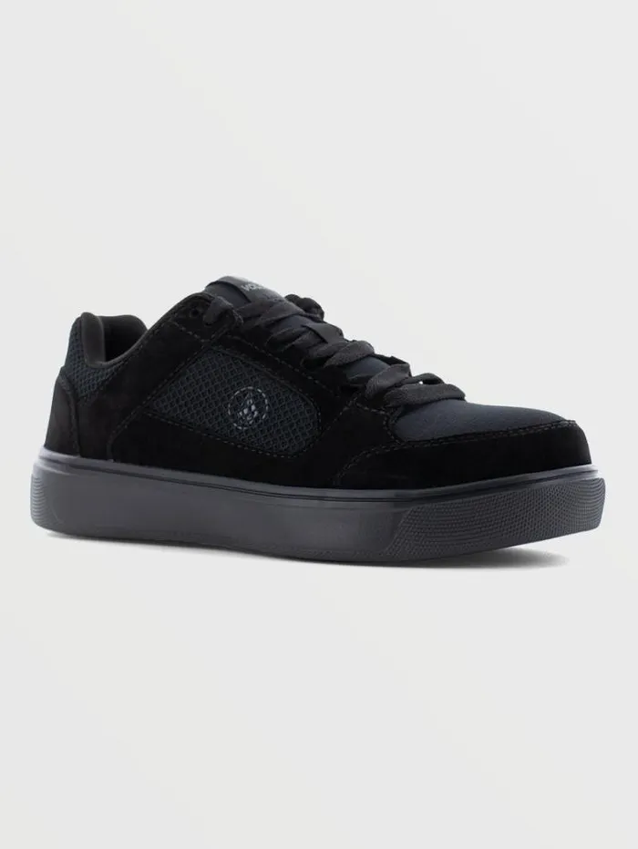 Mens Workwear Shoes Volcom Workwear Evolve Shoes 8211 Black