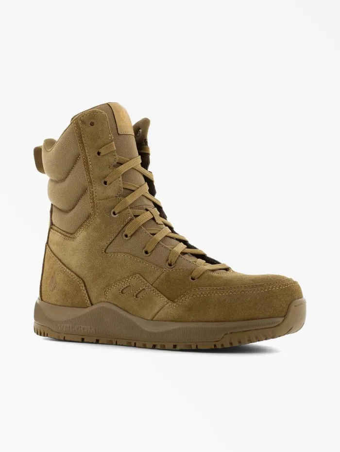 Mens Workwear Shoes Volcom Workwear Stone Force Shoes 8211 Coyote