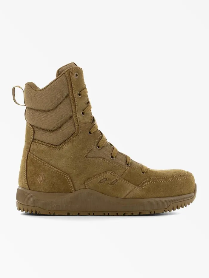 Mens Workwear Shoes Volcom Workwear Stone Force Shoes 8211 Coyote