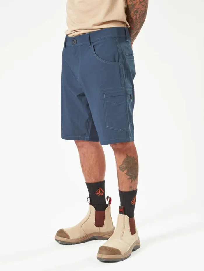MensWorkwear Shorts Volcom Workwear Slab Hybrid Shorts 8211 Navy