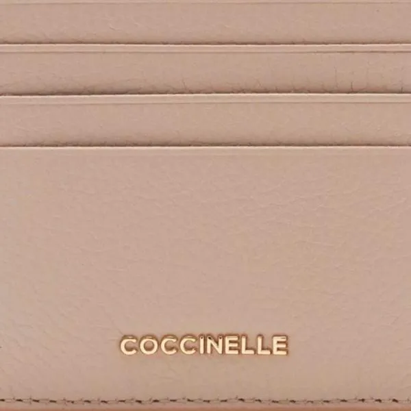 Metallic Soft Rosette Women Coccinelle Wallets and Small Leather Goods