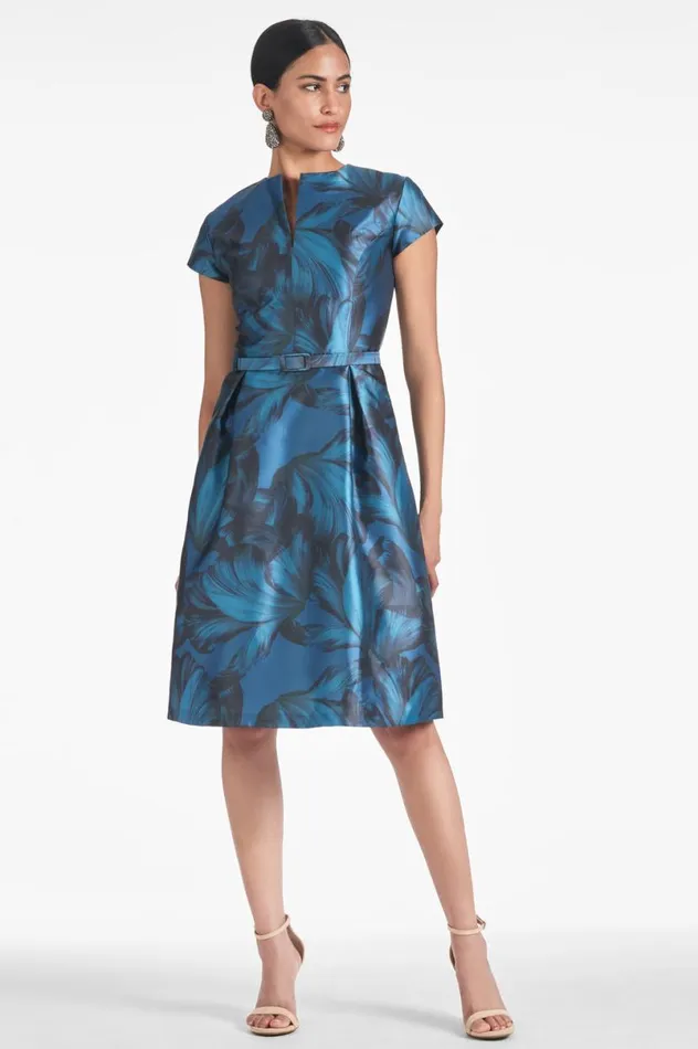 Midi Women Sachin and Babi Maddox Dress 8211 Tonal Petal