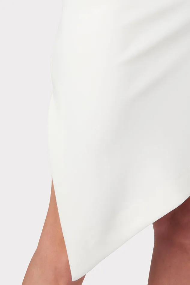 Milly Ally Cocktail Dress Ecru Women Dresses