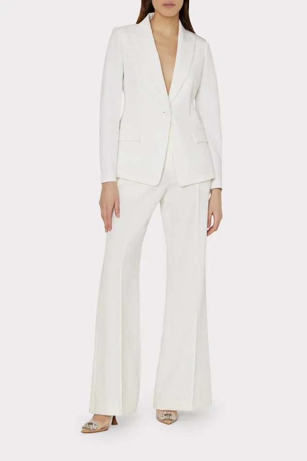 Milly Avery Cady Blazer Ecru Women Matching Sets