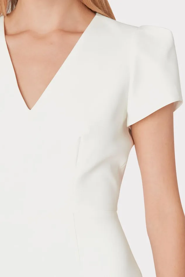 Milly Cady Atalie Dress Ecru Women Dresses