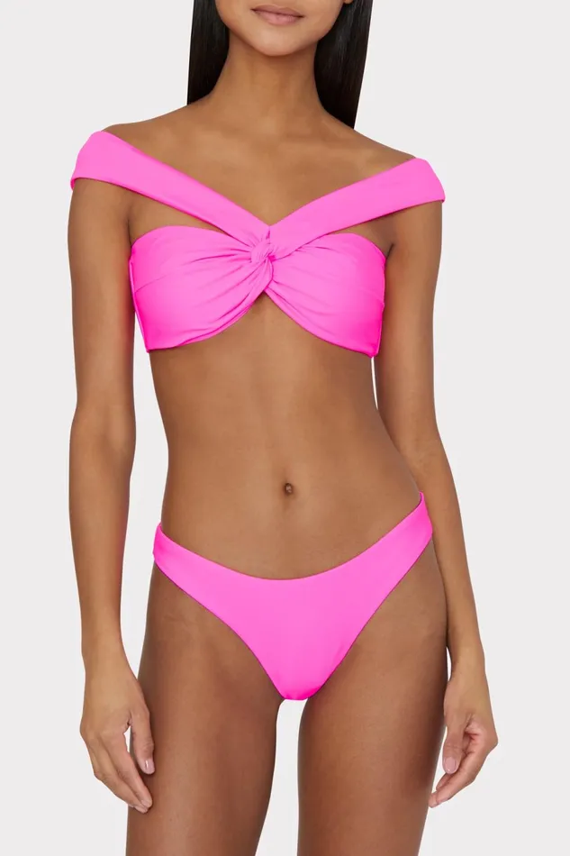 Milly Margot Bikini Bottom Neon Pink Women Bikinis Milly Margot Bikini Bottom Neon Pink Women Bikinis
