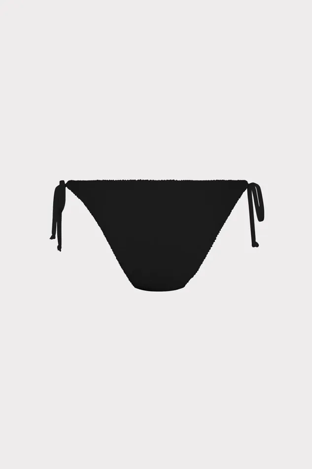 Milly Textured Bikini Bottom Black Women Swim and Coverups Milly Textured Bikini Bottom Black Women Swim and Coverups
