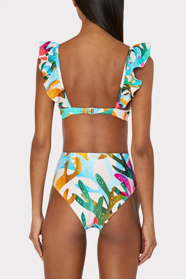 Milly Under The Sea Tie Bikini Bottom Rainbow Multi Women Swim and Coverups