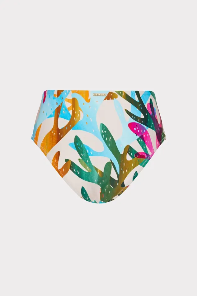 Milly Under The Sea Tie Bikini Bottom Rainbow Multi Women Swim and Coverups