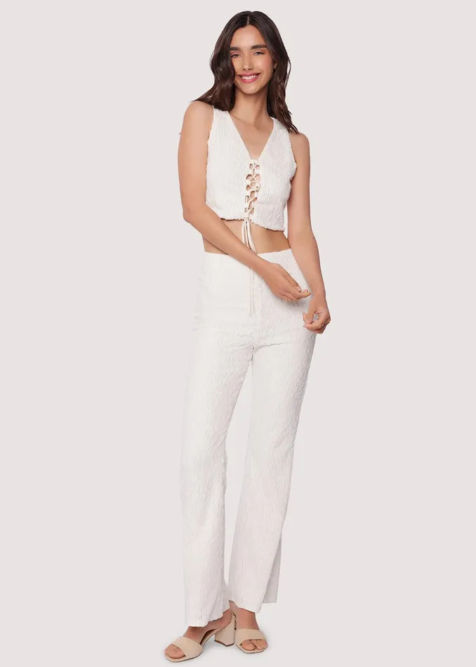 Misty Haze Pants Ivory Women Lost Wander Pants And Shorts