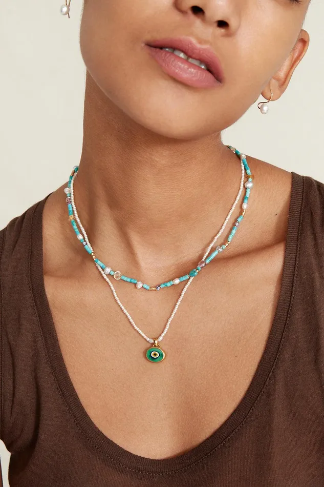 Mya Evil Eye Necklace Set Women Chan Luu Necklaces
