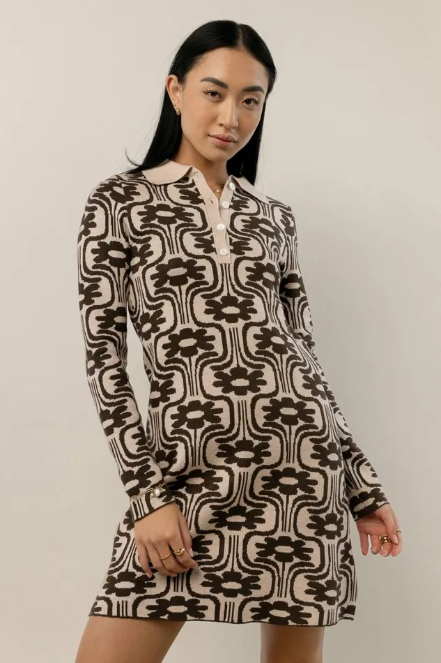 Myaree Sweater Mini Dress Nude Women Bohme Dresses