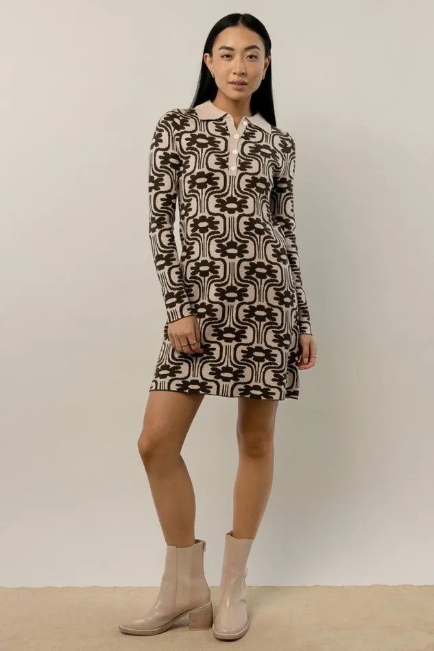 Myaree Sweater Mini Dress Nude Women Bohme Dresses