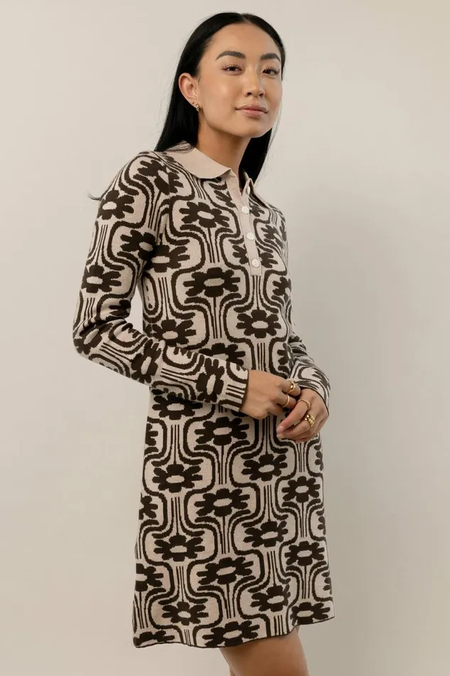 Myaree Sweater Mini Dress Nude Women Bohme Dresses