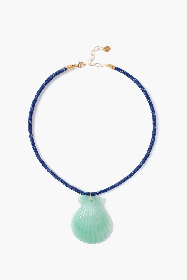 Na Pali Shell Necklace Green Aventurine Women Chan Luu Necklaces