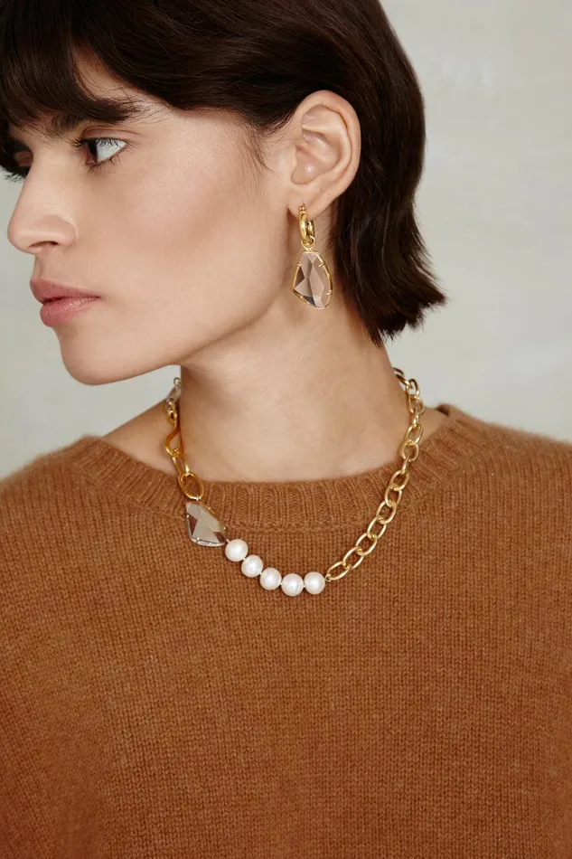 Neve Necklace White Pearl Mix Women Chan Luu Necklaces