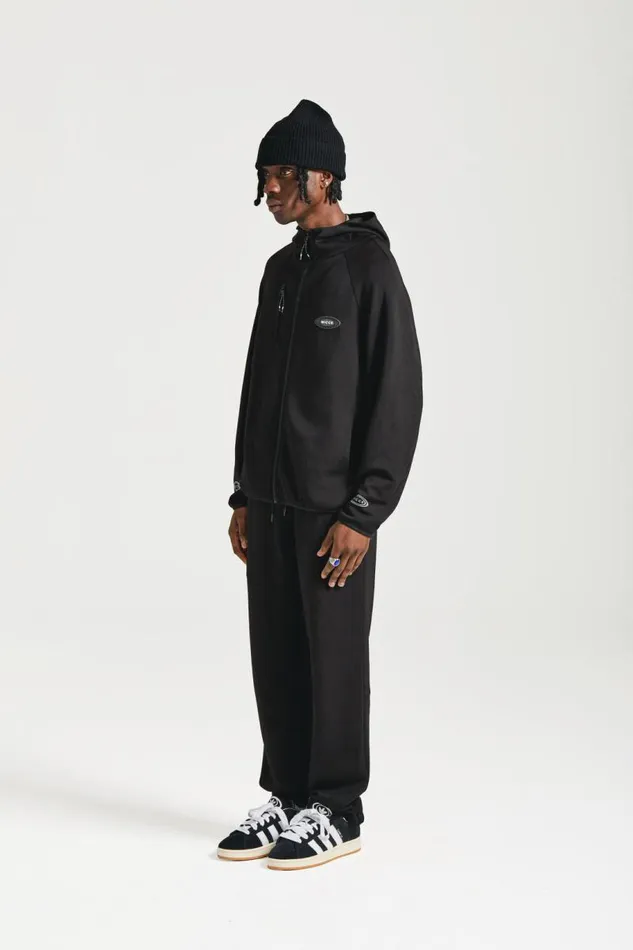 NICCE Coats and Jackets Mens NICCE Apex Interlock Hoodie Black