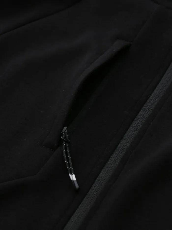 NICCE Coats and Jackets Mens NICCE Apex Interlock Hoodie Black