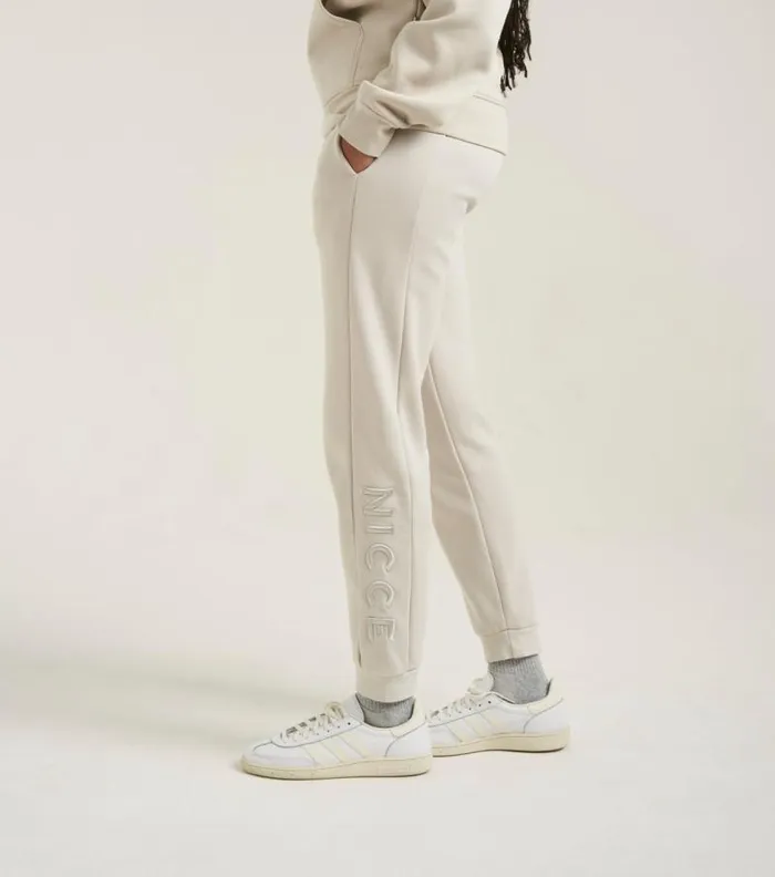 NICCE Joggers and Leggings Womens NICCE WoErsa Large Logo Joggers Sandshell
