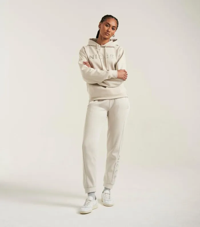 NICCE Joggers and Leggings Womens NICCE WoErsa Large Logo Joggers Sandshell
