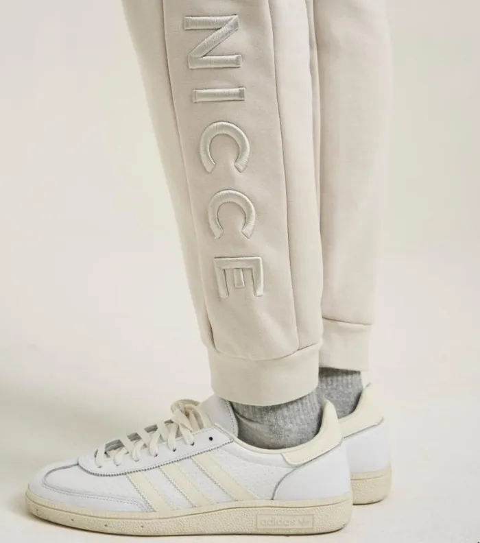 NICCE Joggers and Leggings Womens NICCE WoErsa Large Logo Joggers Sandshell