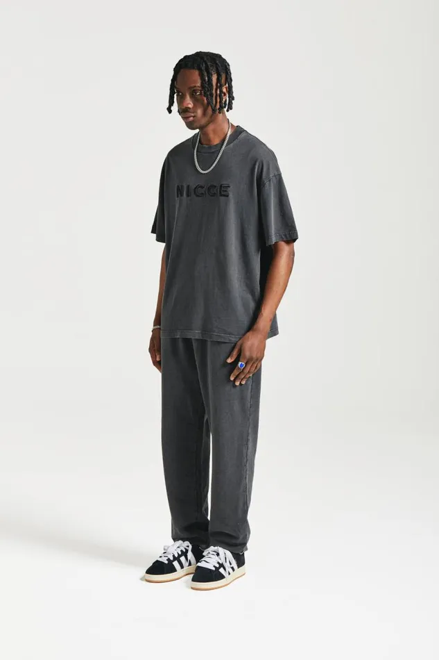 NICCE TShirts Mens NICCE Mercury Oversized TShirt Black