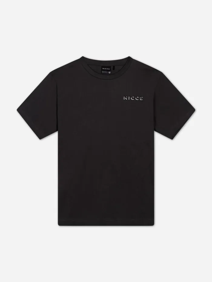 NICCE TShirts Mens NICCE Multi Logo TShirt Coal