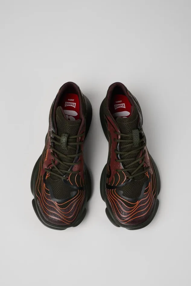 Non Leather Shoes Men Camper Karst Multicolored Textile Sneaker Non Leather Shoes Men Camper Karst Multicolored Textile Sneaker