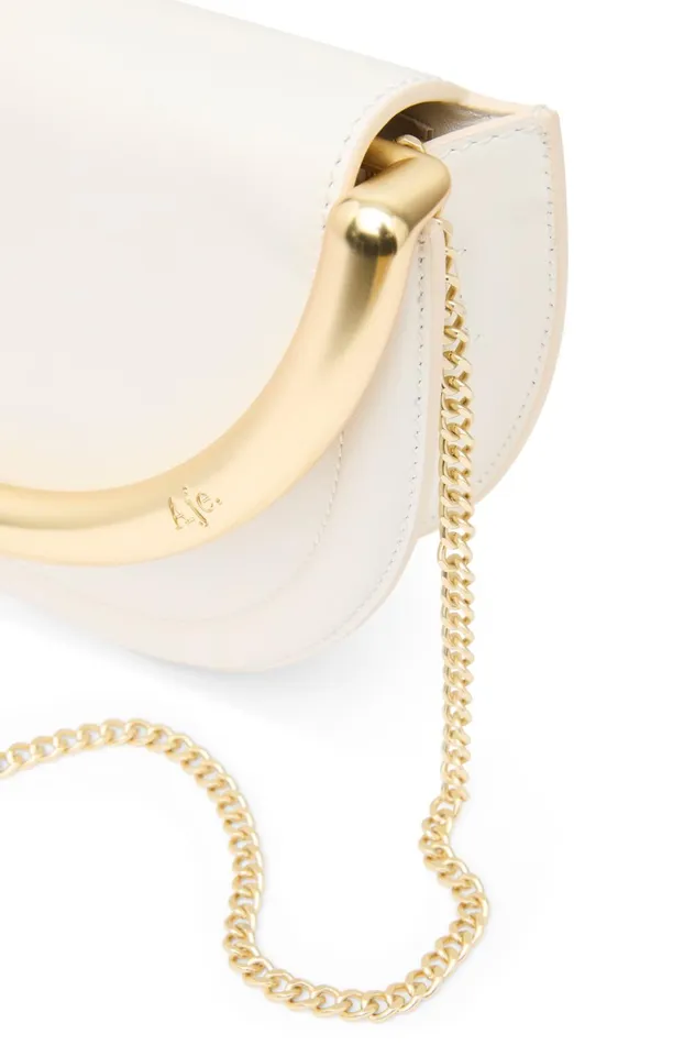 Norma Crescent Clutch Ivory Women Aje Handbags 038 Wallets
