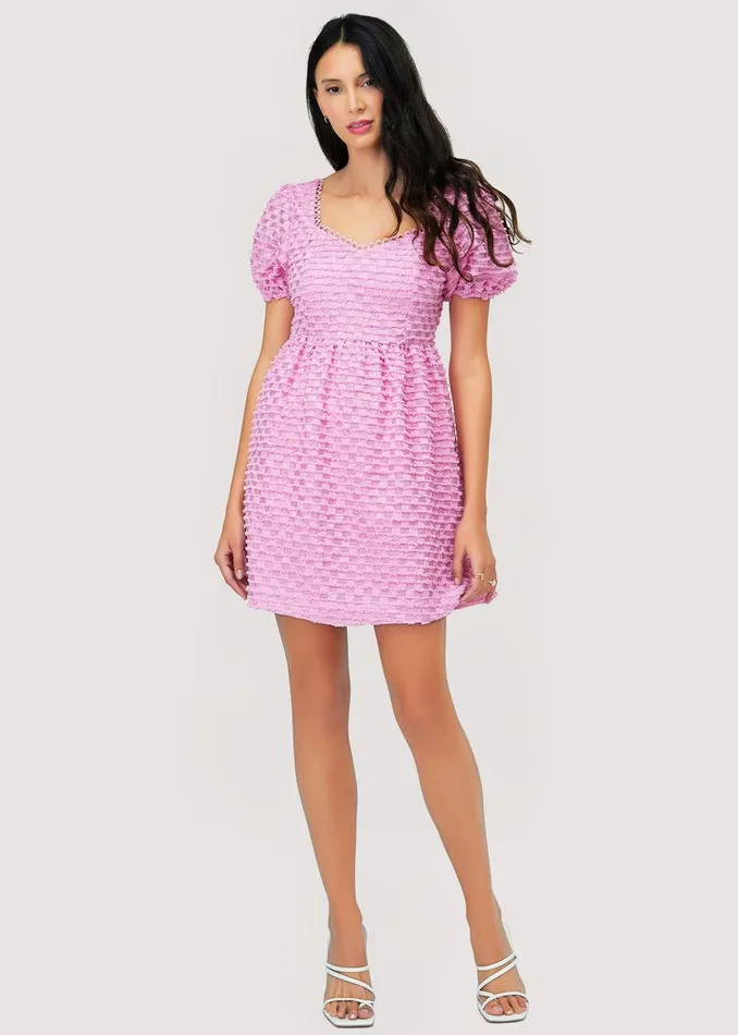 Paloma Mini Dress Pink Women Lost Wander Dresses