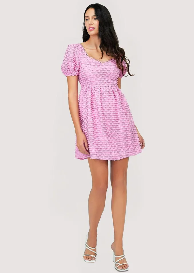 Paloma Mini Dress Pink Women Lost Wander Dresses