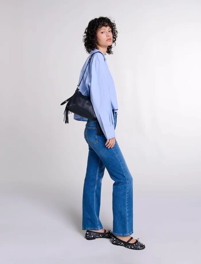 Pants and Jeans Women Maje StraightCut Jeans Blue
