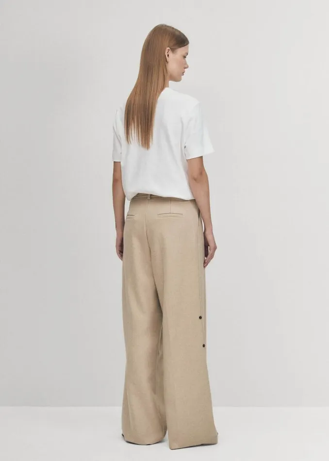 Pants Women ALOHAS Abbie Beige Trousers