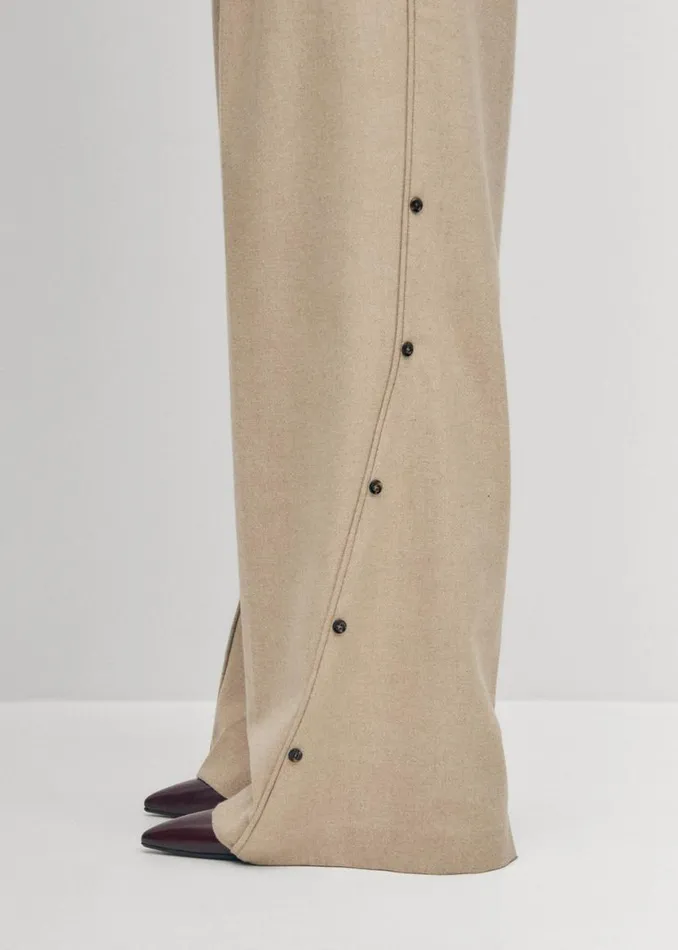 Pants Women ALOHAS Abbie Beige Trousers