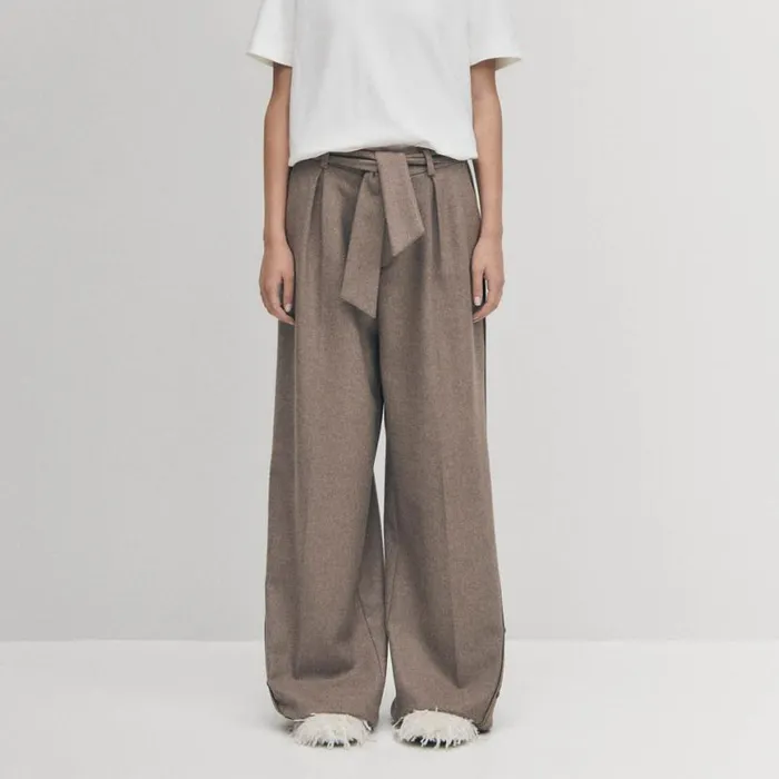Pants Women ALOHAS Abbie Taupe Trousers